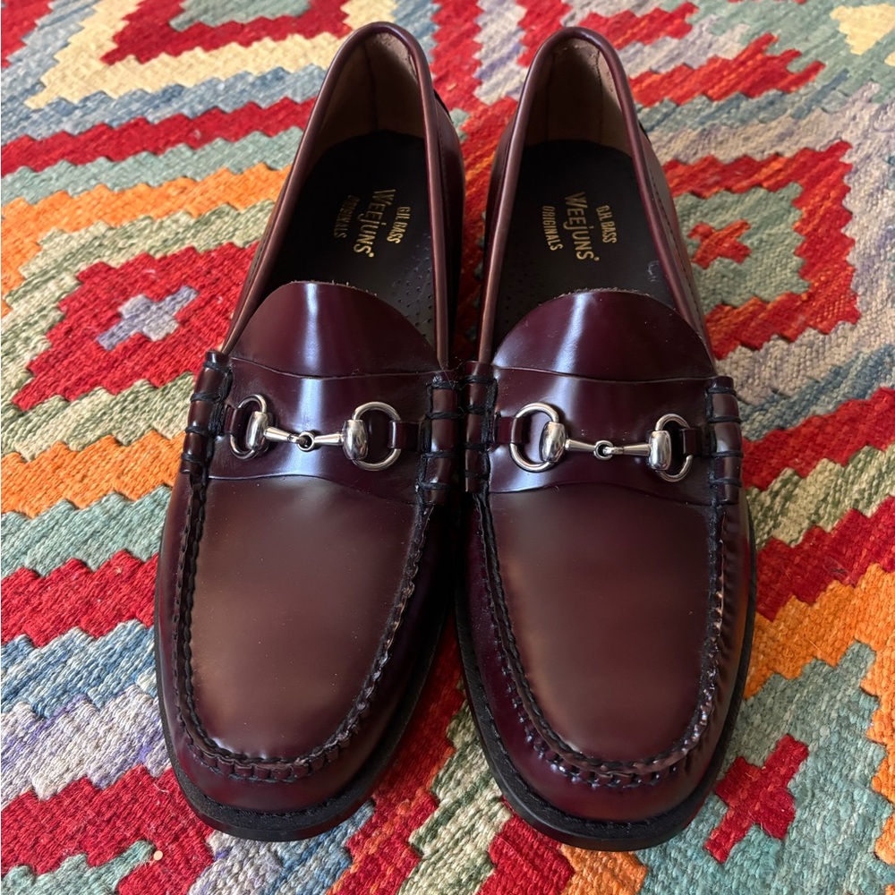 Bass Weejun Lincoln Bit Penny Loafers 11D